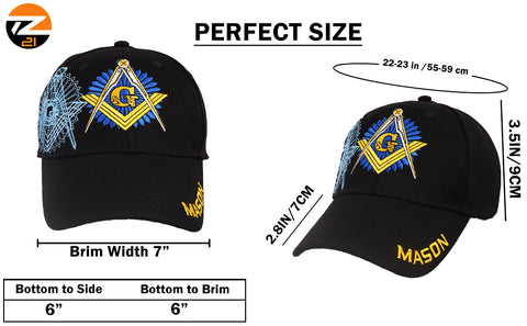 Masonic Cap – Comfortable and Stylish for Everyday Wear or Casual Outings