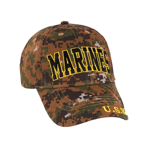 Officially Licensed US Marine Corps Veteran Embroidered Cotton Baseball Cap Trendy Zone 21