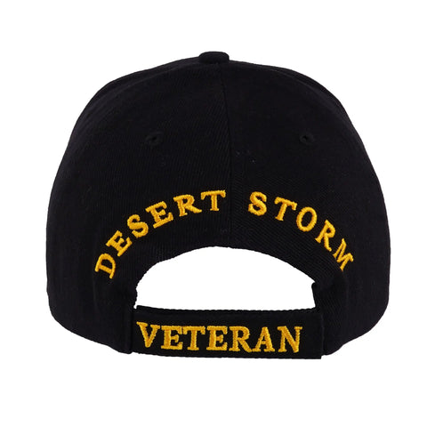 Desert Storm 25th Anniversary Hat - Olive Drab Veteran Military Ball Cap With Embroidered Patch