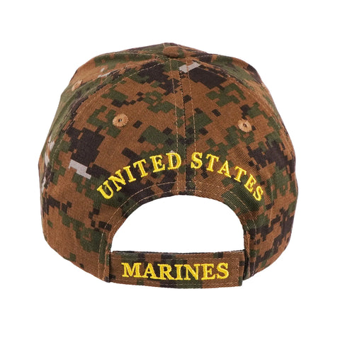 Officially Licensed US Marine Corps Veteran Embroidered Cotton Baseball Cap Trendy Zone 21