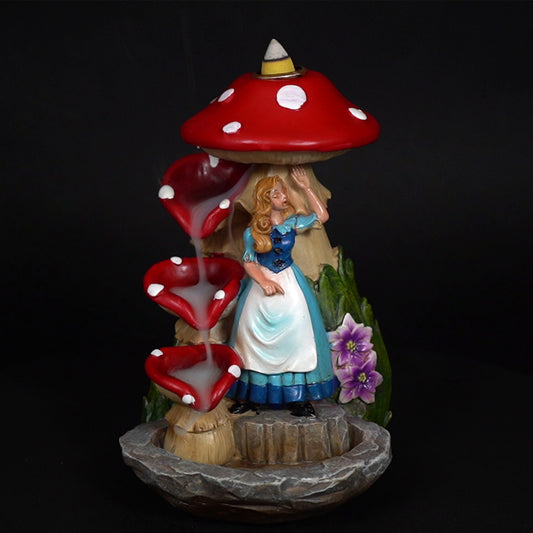 Alice & Mushroom Backflow Burner – 7 Inch