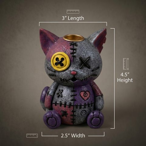 Voodoo Doll Backflow Incense Burner – Decorative Incense Cone Holder