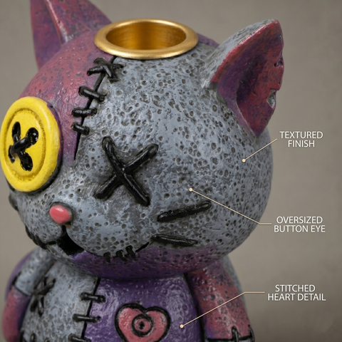Voodoo Doll Backflow Incense Burner – Decorative Incense Cone Holder