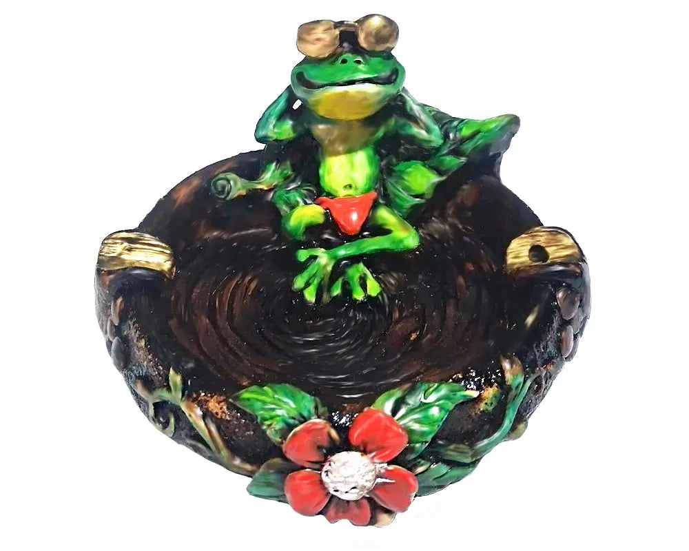 Handmade Chillin Frog Ashtray Trendy Zone 21