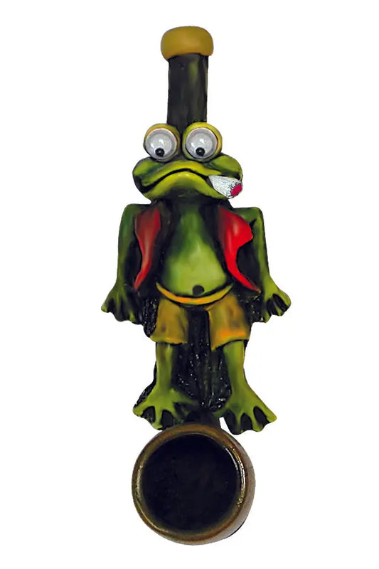 Chillin Frog Small Pipe Handcrafted Trendy Zone 21