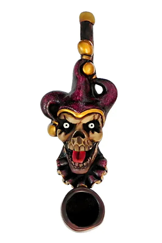 Evil Jester Small Pipe Handcrafted Trendy Zone 21