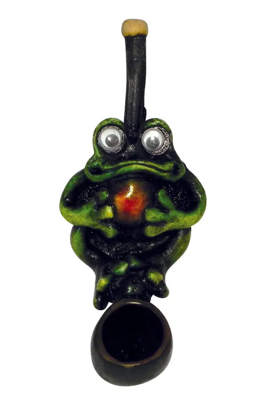 Frog Small Pipe Handcrafted Trendy Zone 21
