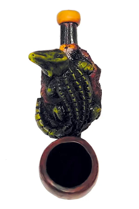 Gator Small Pipe Handcrafted Trendy Zone 21