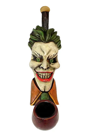 Green Hair Joker Small Pipe Handcrafted Trendy Zone 21