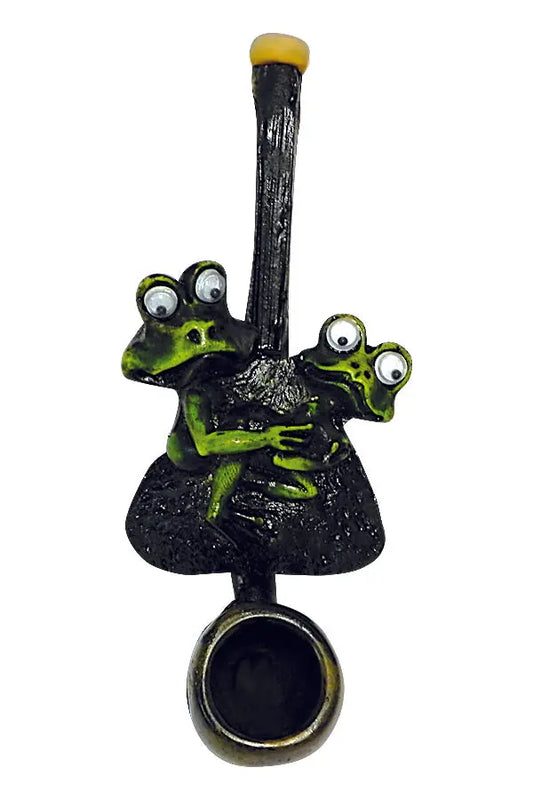 Happy Frogs Small Pipe Handcrafted Trendy Zone 21