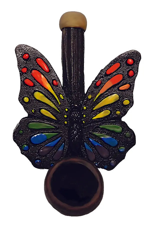 Rainbow Butterfly Smoking Pipe Trendy Zone 21