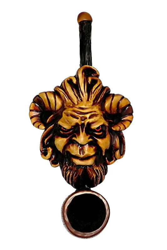 Ram Head Small Pipe Handcrafted Trendy Zone 21