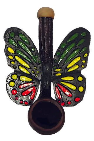 Rasta Butterfly Smoking Pipe Trendy Zone 21