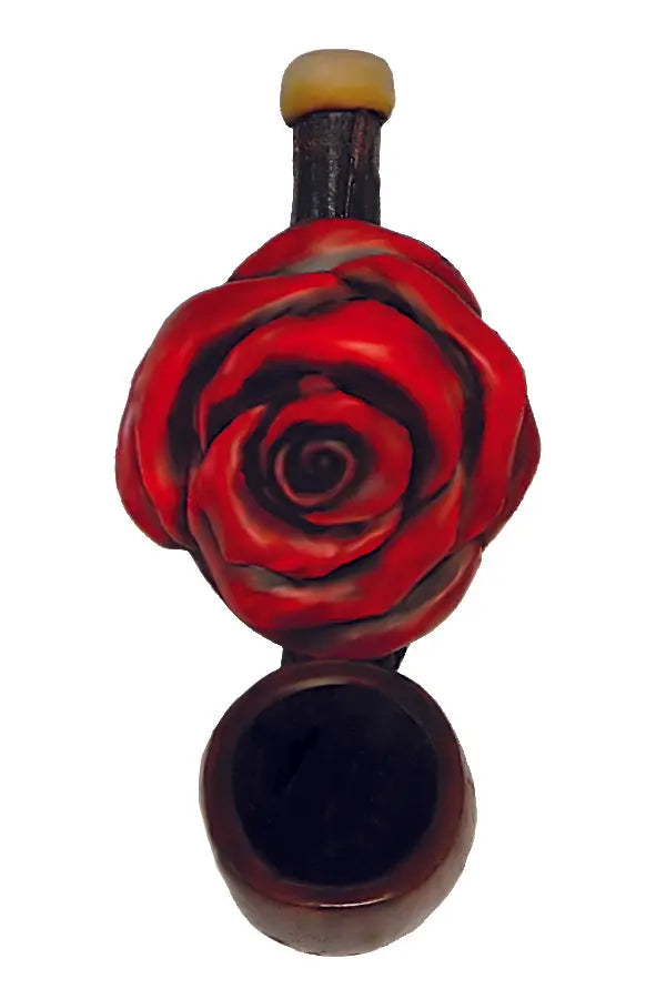 Small Rose Skull Smoking Pipe Trendy Zone 21