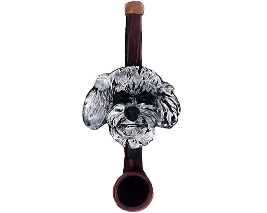 Bichon Frise Small Pipe Handcrafted Trendy Zone 21