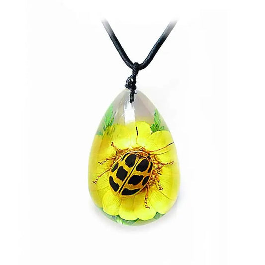 Spotted Leaf Beetle Necklace Trendy Zone 21