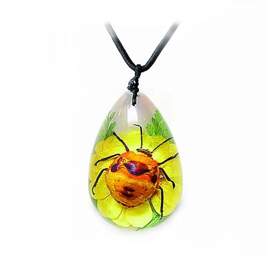 Flower Bug Necklace Trendy Zone 21