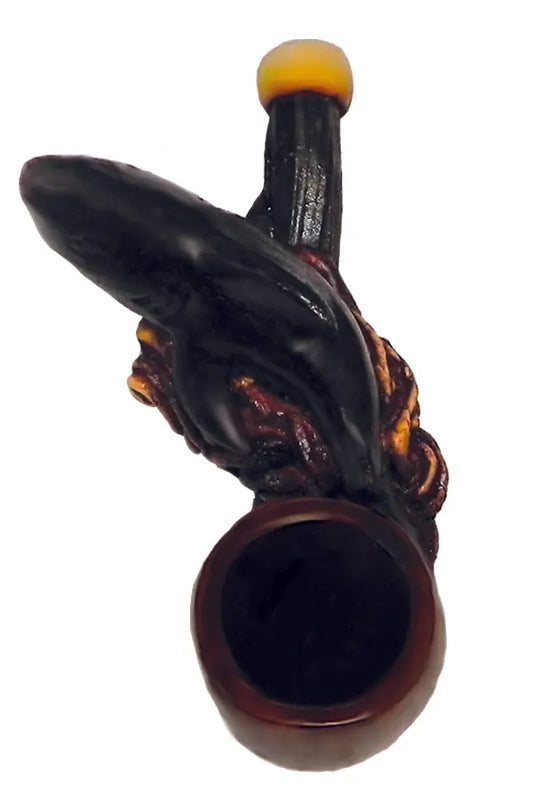 Shark Small Pipe Handcrafted Trendy Zone 21