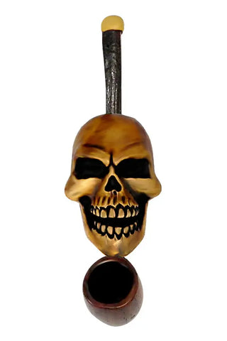 Skull Small Pipe Handcrafted Trendy Zone 21