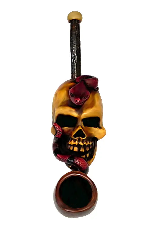 Snake Skull Pipe Handcrafted Trendy Zone 21