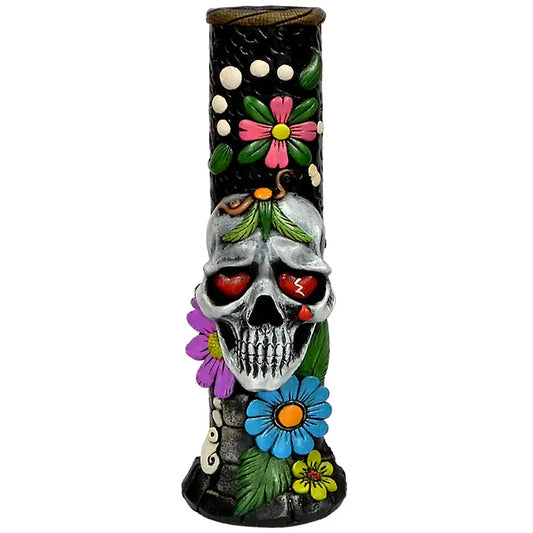 Candy Skull Water Pipe Handcrafted Trendy Zone 21