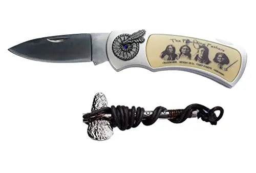 Dream Catcher Founding Fathers Pocket Knife I Tomahawk Pendant Trendy Zone 21