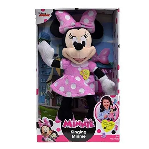 Disney Minnie Mouse Combo Happy Helpers Bow-Tique 12” Plush Doll Toy & Minnie Why Hello Cell Phone Trendy Zone 21